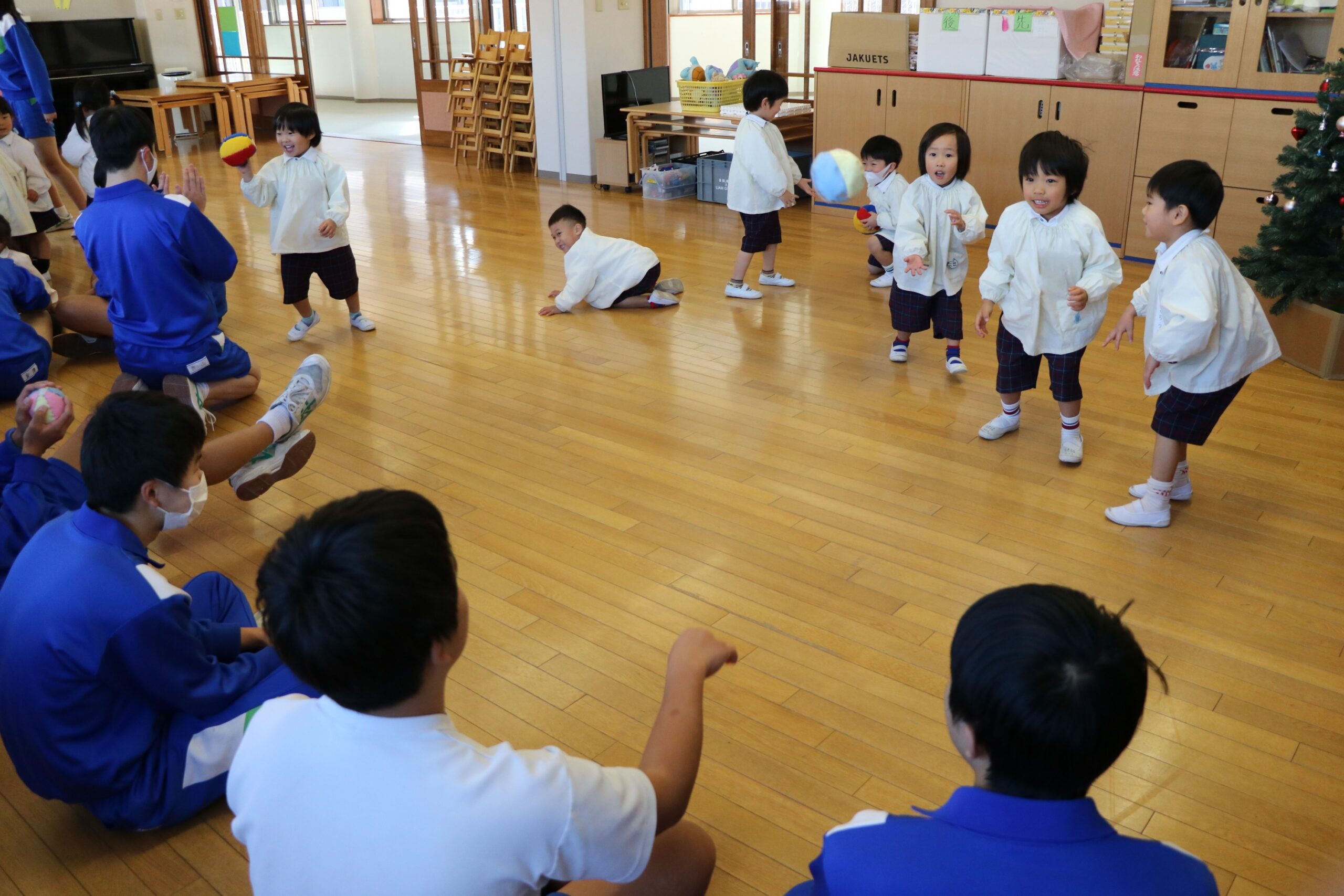 栄進中学校様保育実習