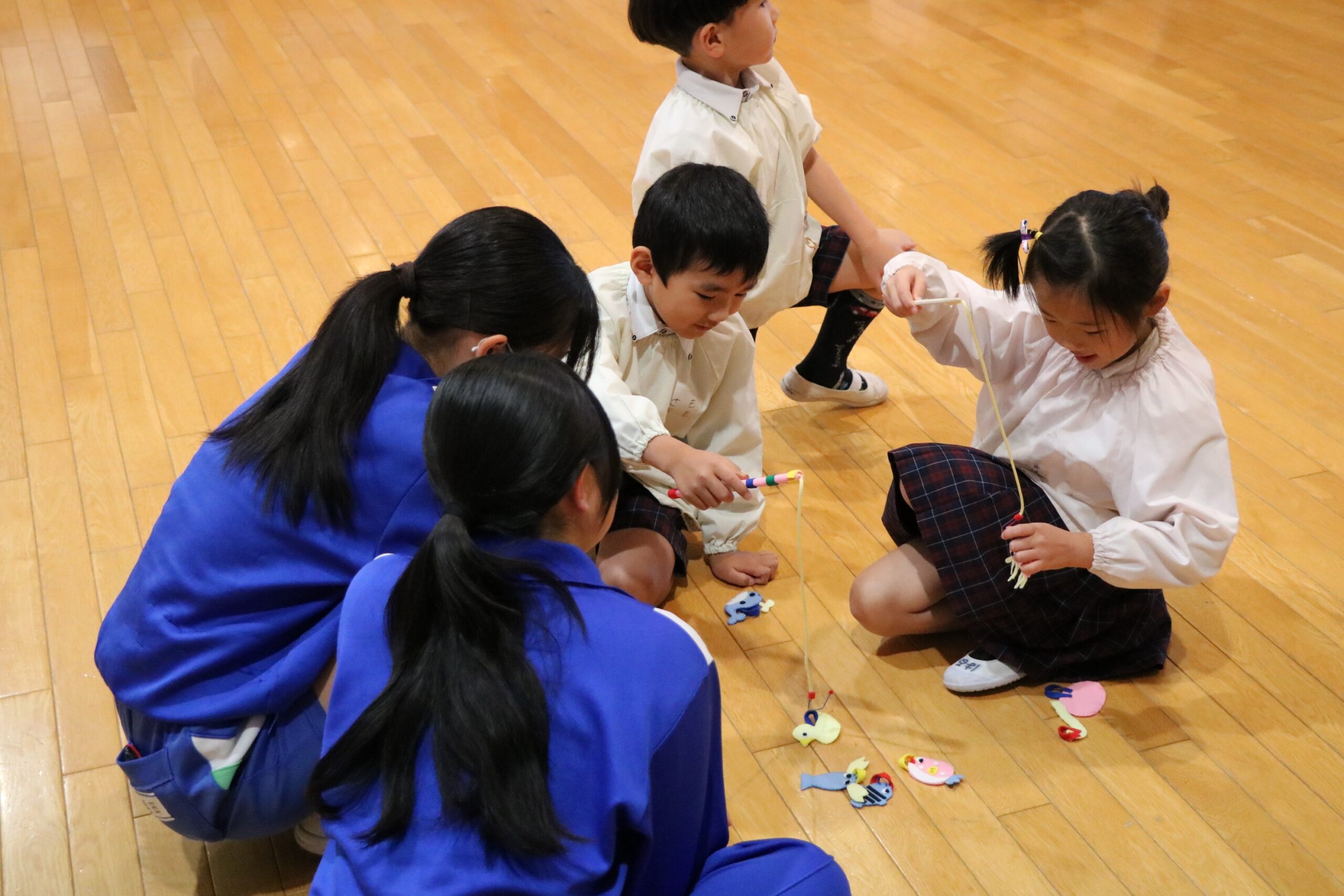栄進中学校様保育実習2日目