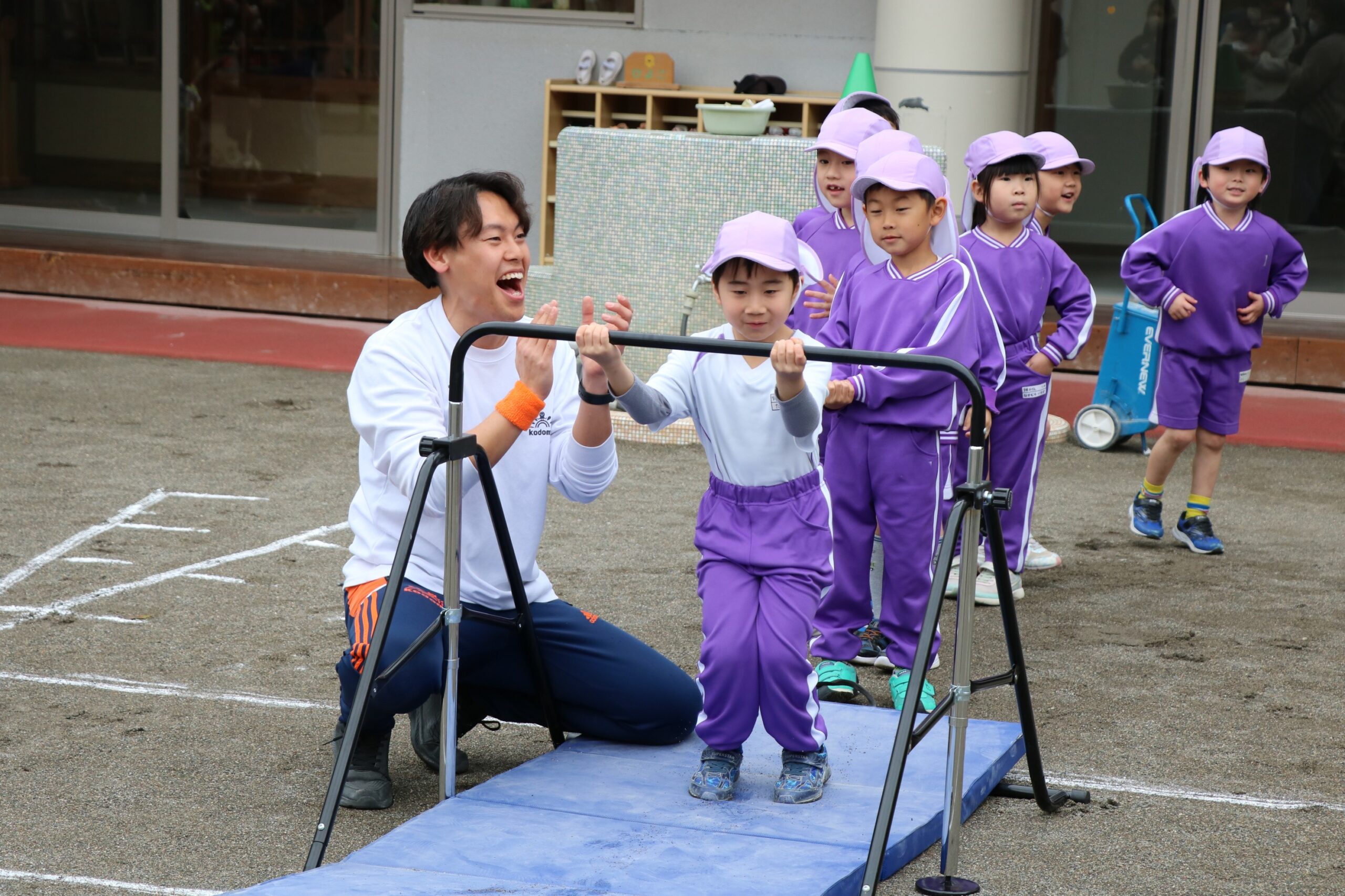 年長組　体操参観