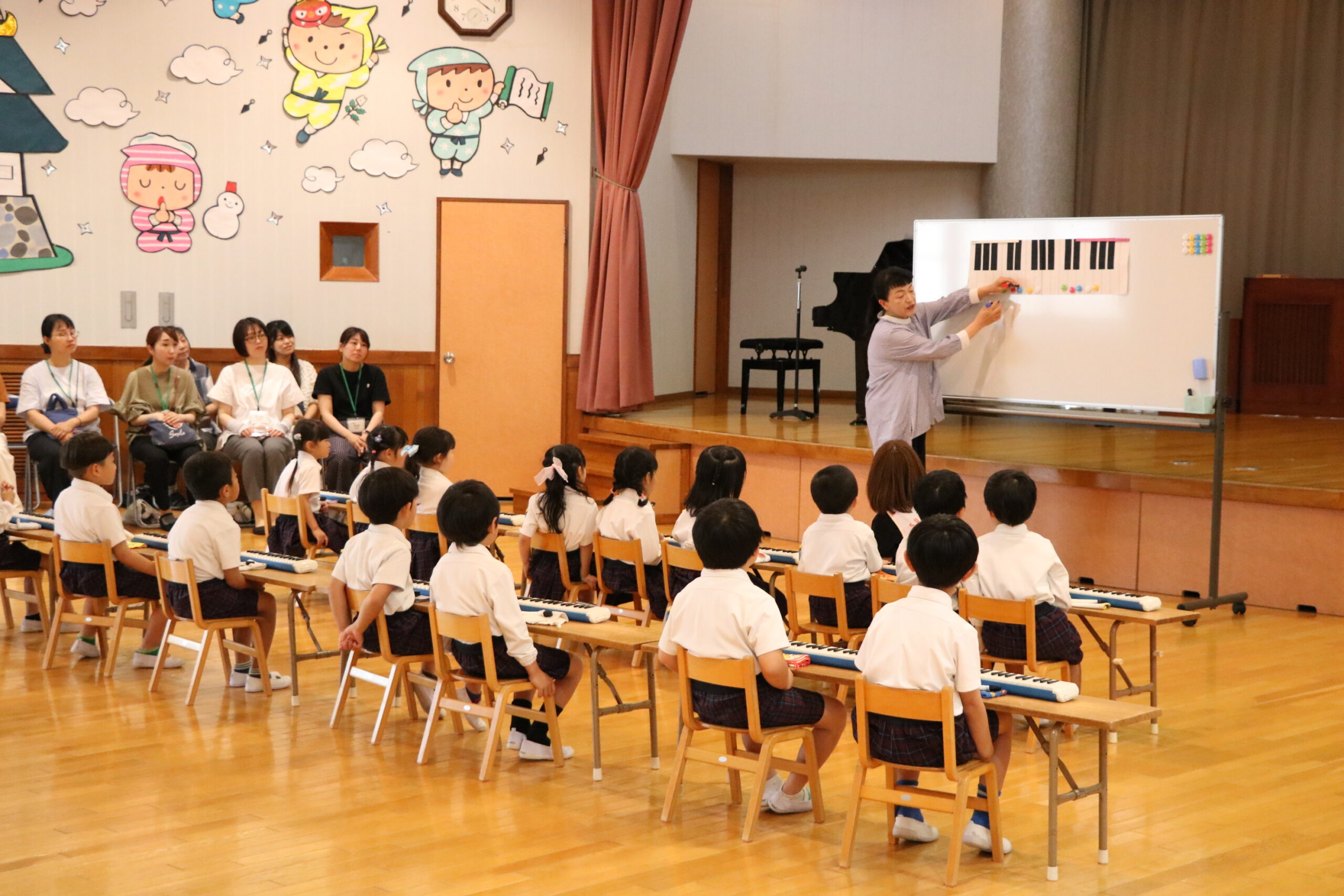 年長組 音楽自由参観