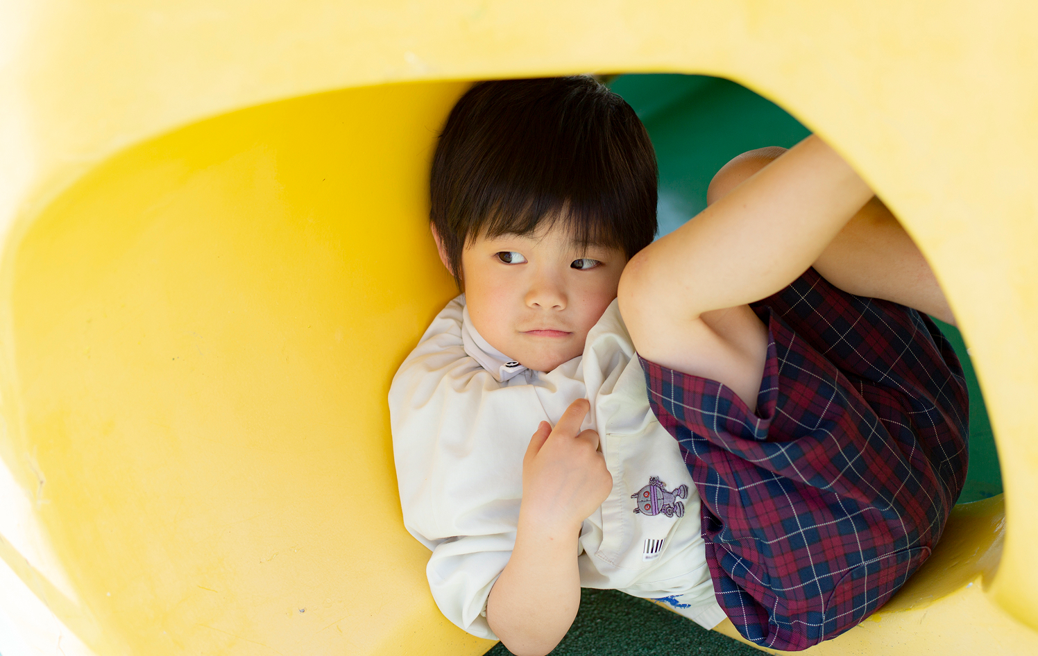 大きな遊具で遊ぶ-4