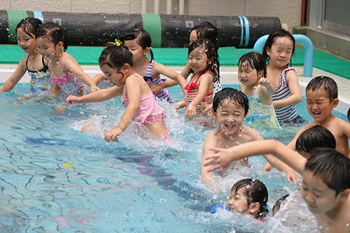 プール開き 学校法人川上学園 大沢幼稚園 プール開き 学校法人川上学園 大沢幼稚園